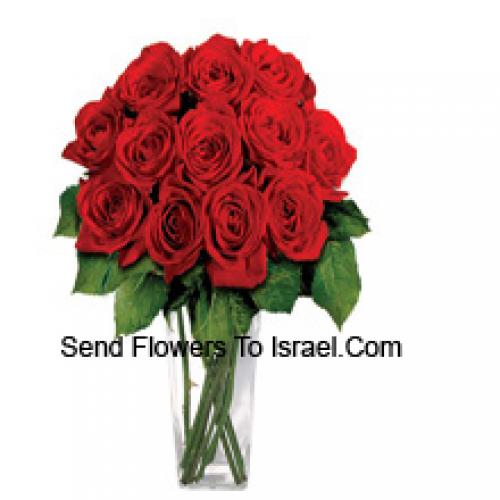 Pretty 15 Red Roses