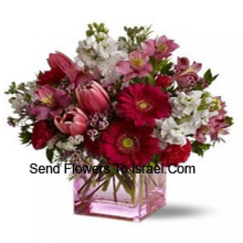 Beautiful Assorted Flowers in Vase