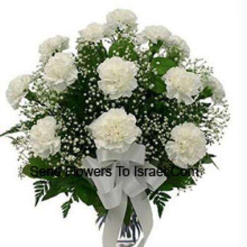 18 Cute White Carnations