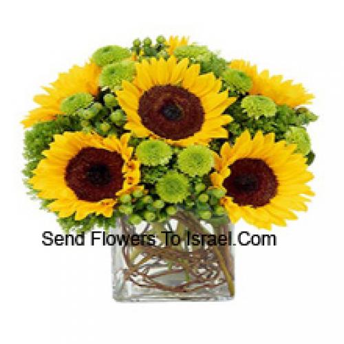 Pretty Sunflowers in Vase