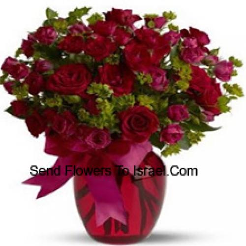 50 Red and Pink Roses