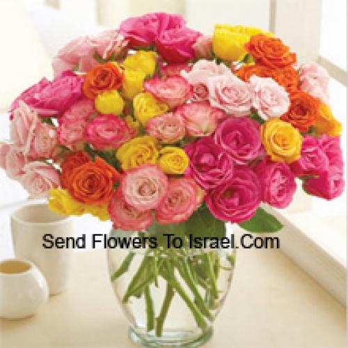 Beautiful 50 Mixed Roses