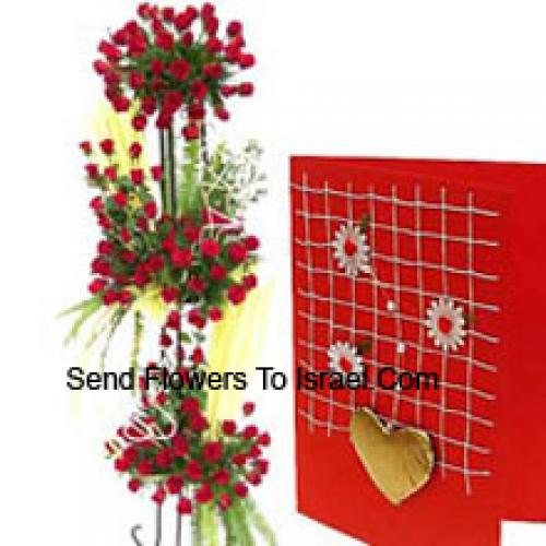 400 Super Red Roses Arrangement