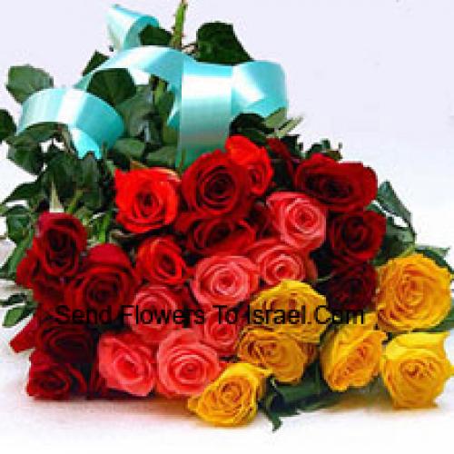 24 Charming Mixed Roses