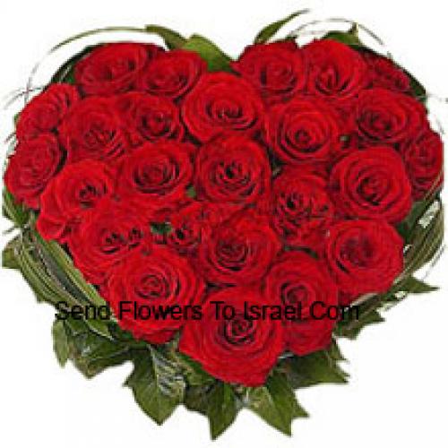 40 Red Roses Basket