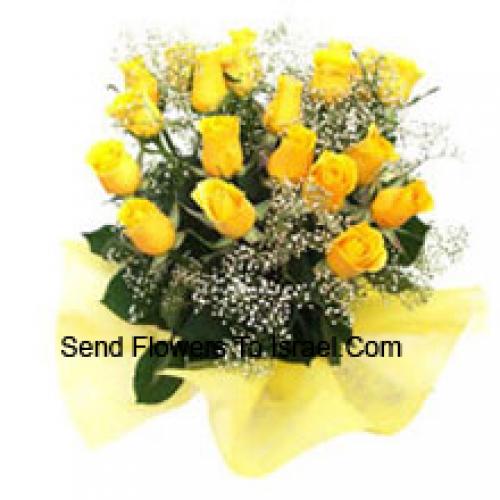 Cute Yellow Roses Bunch