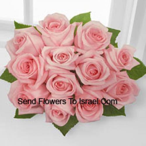 12 Beautiful Pink Roses