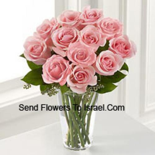 12 Dreamy Pink Roses